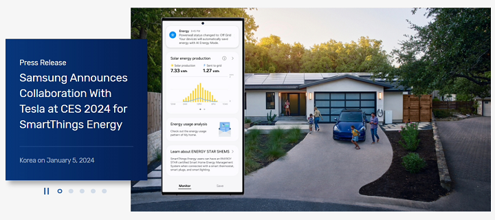 三星宣布與現(xiàn)代汽車、特斯拉展開智能家居和車聯(lián)網合作